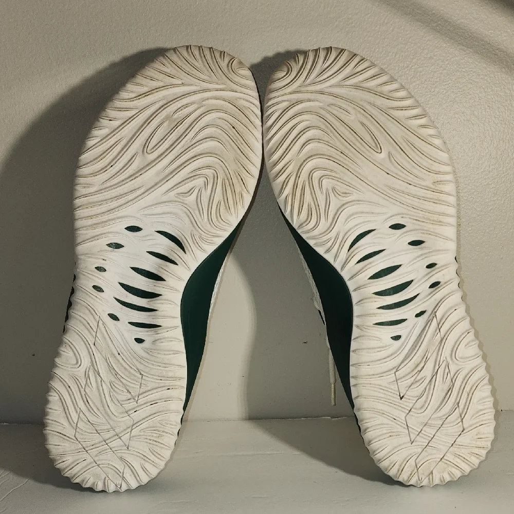 adidas White and Green Sneakers